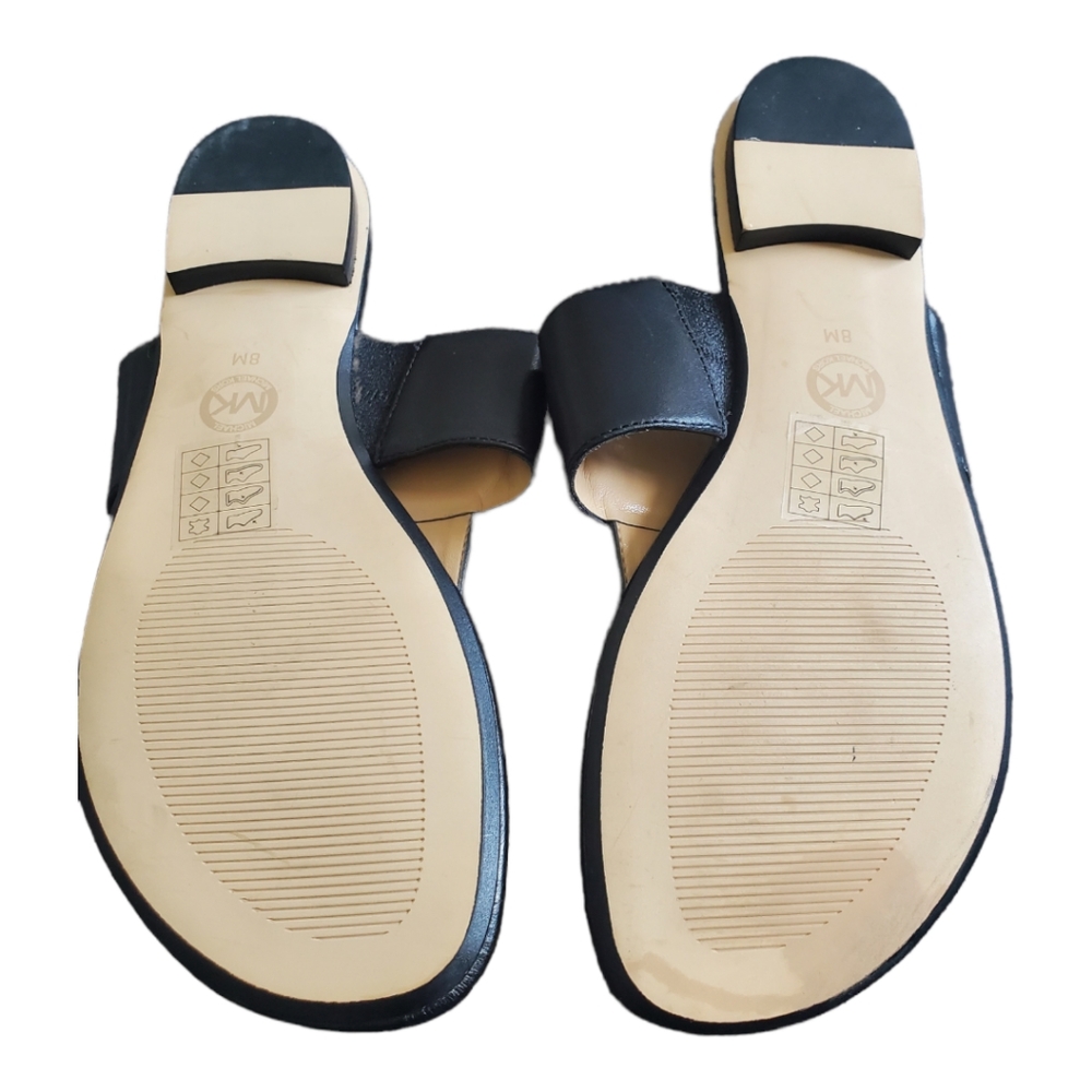 Michael Kors MK Plate Marlena Thong Sandals - Picture 2 of 4